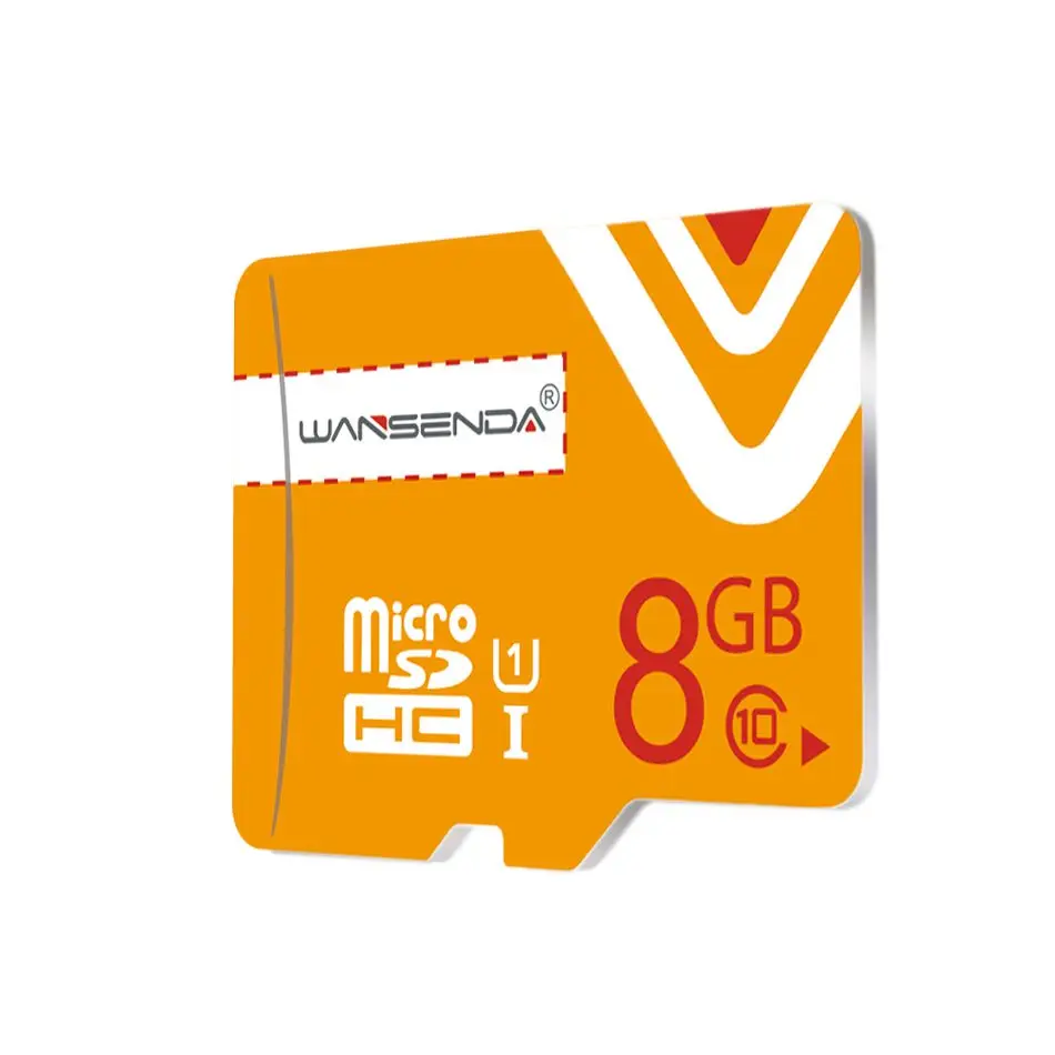 Карта памяти Micro SD по заводской цене 4 Гб класс 6 64 ГБ 32 16 8 10 WSD Orange tf карта + адаптер с