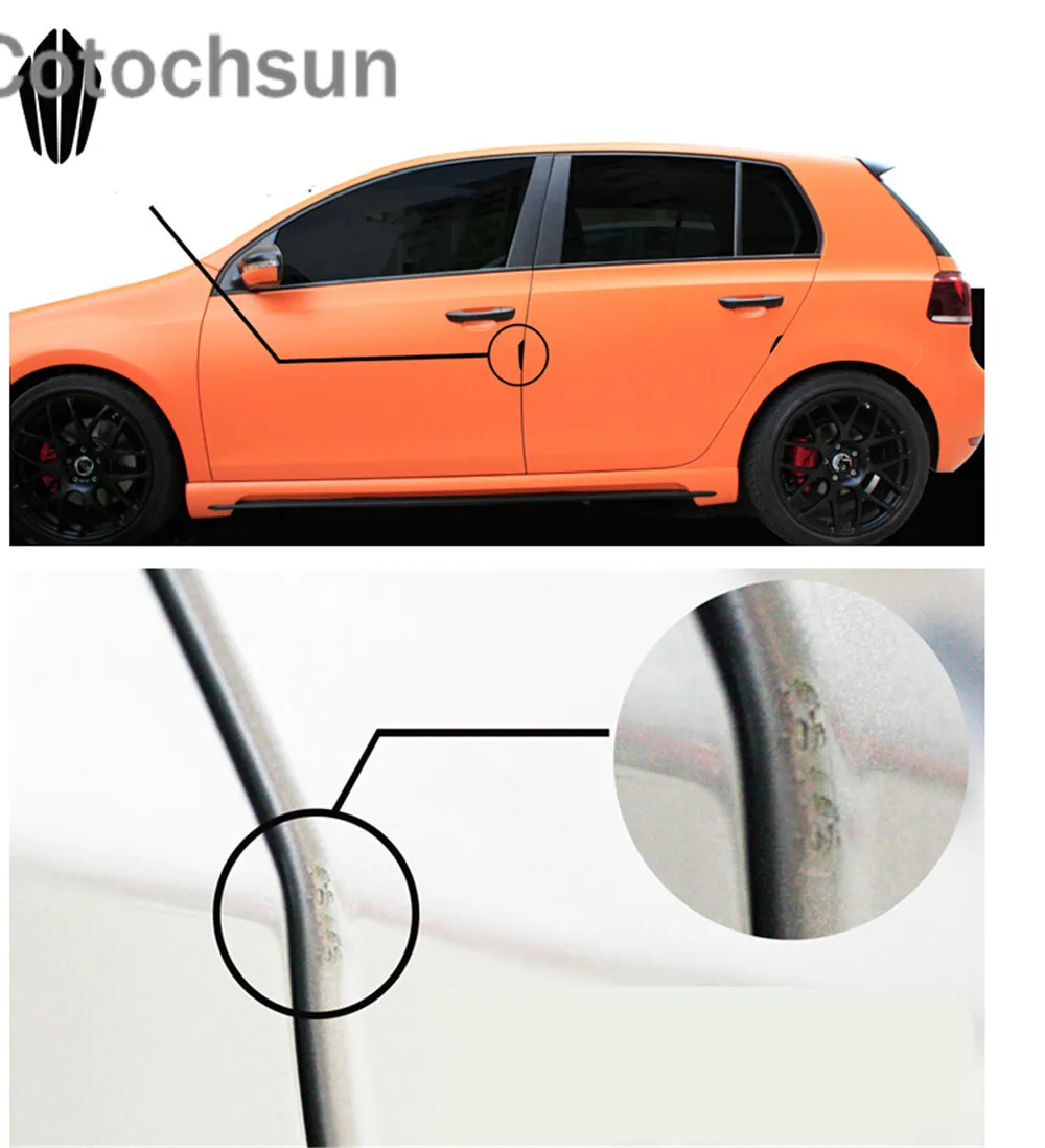Cotochsun автомобиль-Стайлинг Дверь царапин протектор чехол для hyundai SantaFe Veracruz Mistra Tucson Veloster rohans AZERA Avante