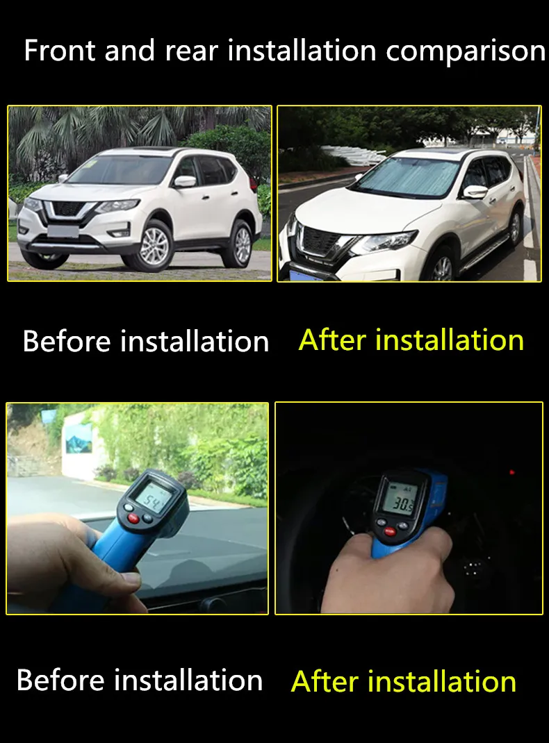 Солнцезащитный козырек для Nissan X trail T32 2014 2019|Хромирование| |