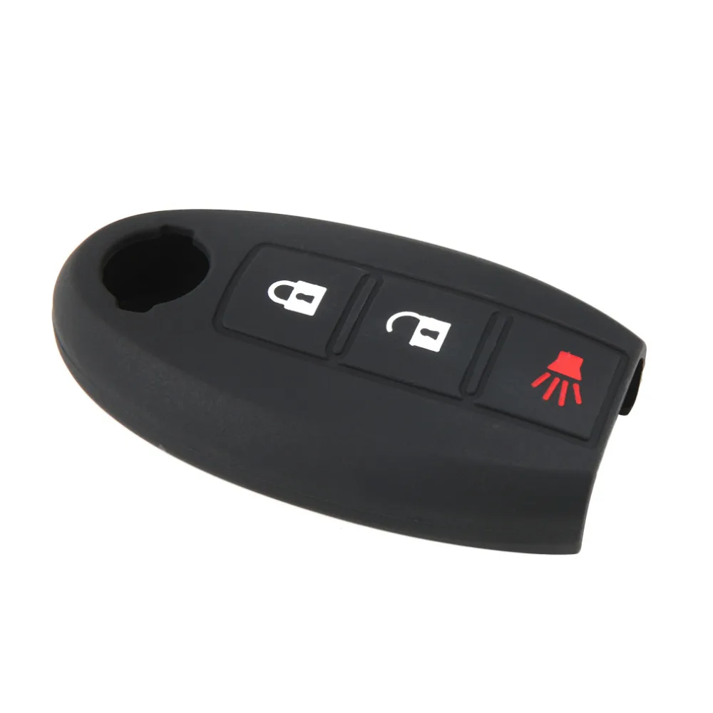 Новый чехол для автомобильного ключа с 3 кнопками Nissan Teana X Trail Qashqai Livina Sylphy Tiida Sunny