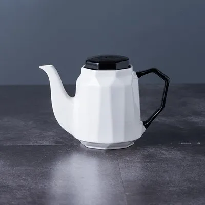 Kitchenware supplies ceramic marble spice jar sugar cans geometric pattern olive oil vinegar bottle kitchen cooking tools - Цвет: 1pcs-A