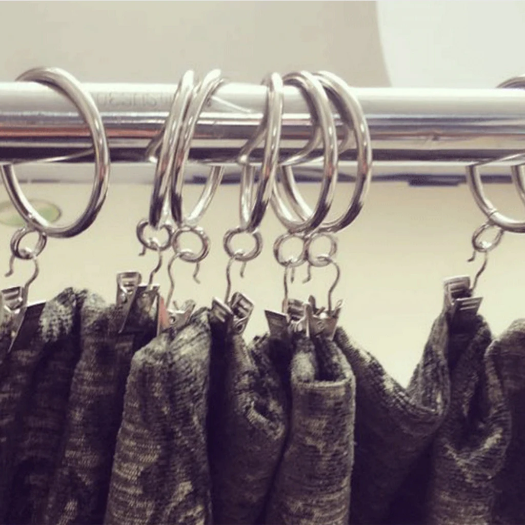 30 шт./упаковка зажимы для штор с крючком/зажимы драпировки|clip curtain|clip hangerclip silver |