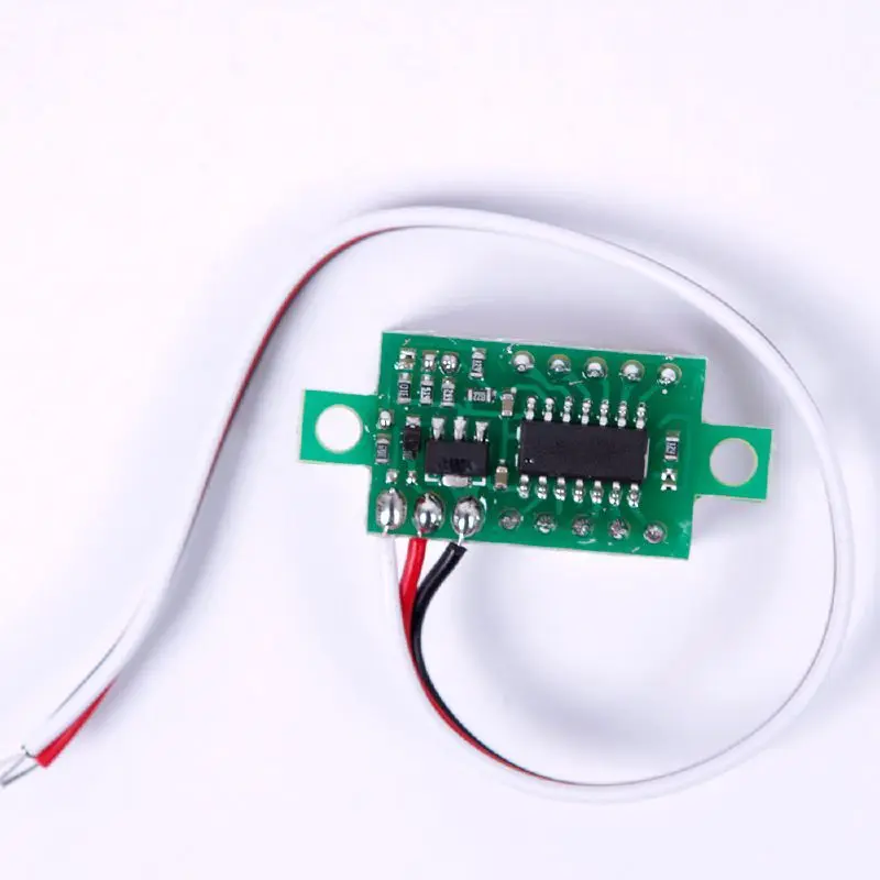 Новый мини 0-30 в синий светодиодный дисплей 3-цифровой вольтметр панельный