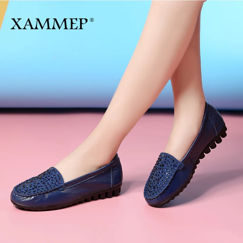 Кроссовки Xammep женские из натуральной кожи повседневная обувь на плоской подошве