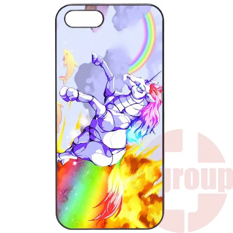 Радуга лошади блевать единорог Печати Телефона Чехол Для HTC One X S M7 M8 Мини M9 M10 Плюс