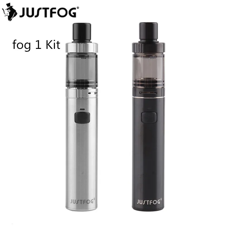 10 шт. JUSTFOG FOG 1 комплект 1500 мАч батарея Встроенный Vape ручка черный/серебристый 99 мл