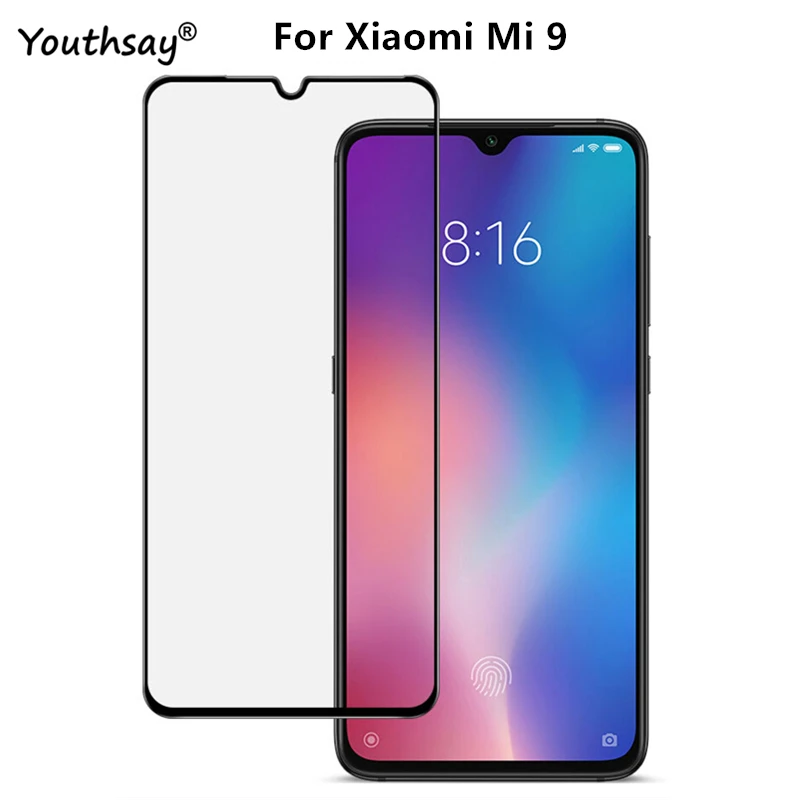 1PCS 2.5D Xiaomi Mi 9 Glass Screen Protector Full Glue Coverage Protective Film For for Mi9 | Мобильные телефоны и