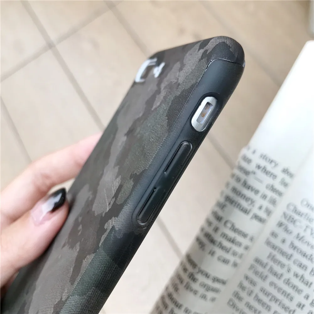 360 Полный корпус армейский зеленый камуфляж чехол для телефона iPhone X XS 11 Pro Max 7 8 6 6S
