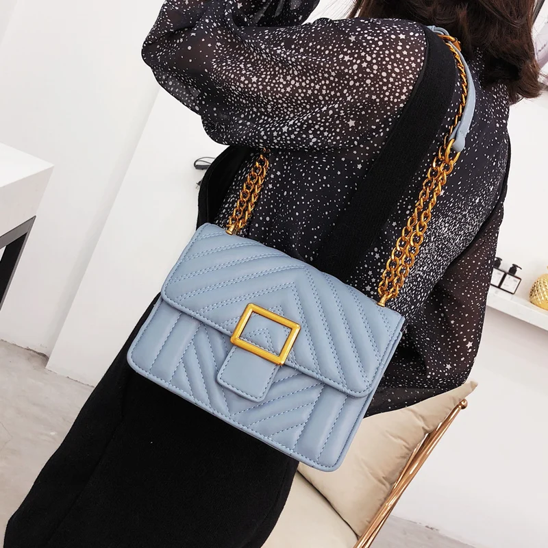 Tmyoy Малый Для женщин сумка Flap Crossbody Сумка Женский стеганый мода цепь сцепления