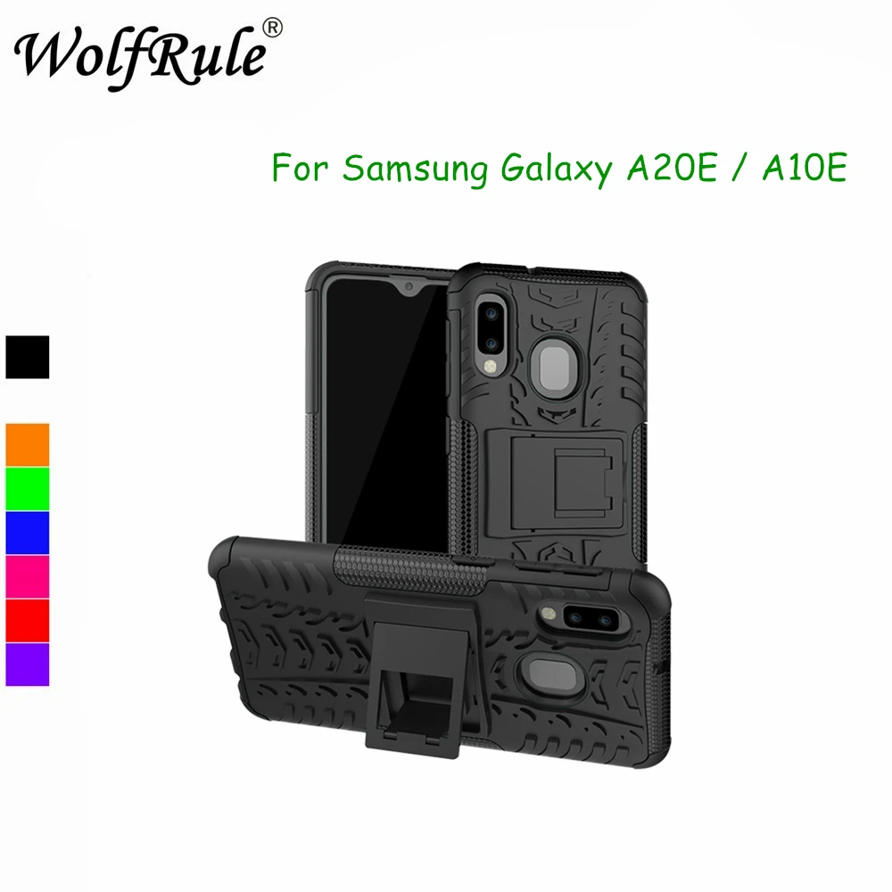 

Чехлы для Samsung A20E, двухслойный бронированный силиконовый чехол для Samsung Galaxy A10E, держатель для Samsung A20E A10E