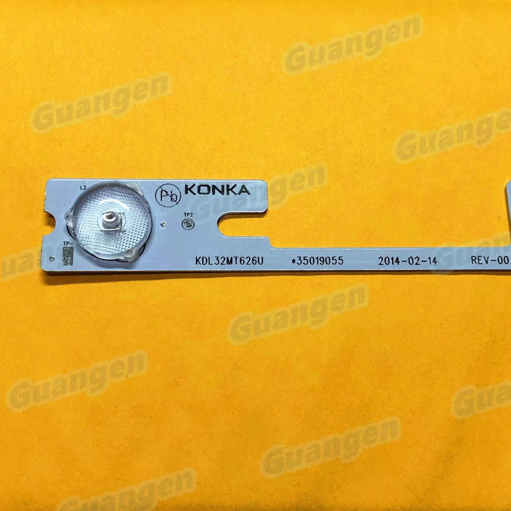 32-дюймовая полоса подсветки 1 комплект = 4 шт. (2 * 4LED + 2 3LED) 1LED 6В KDL32MT626U 35019056 35019055 |