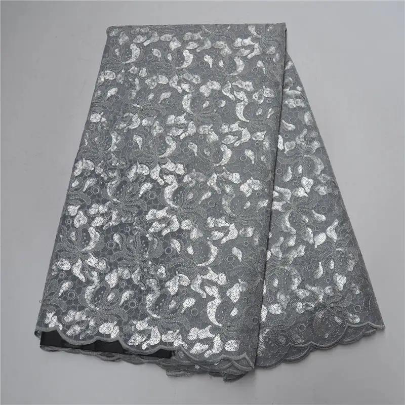 Hot sale African Organza Lace Fabric Swiss lace fabric with Lots of Sequins for women wedding -L5 | Дом и сад