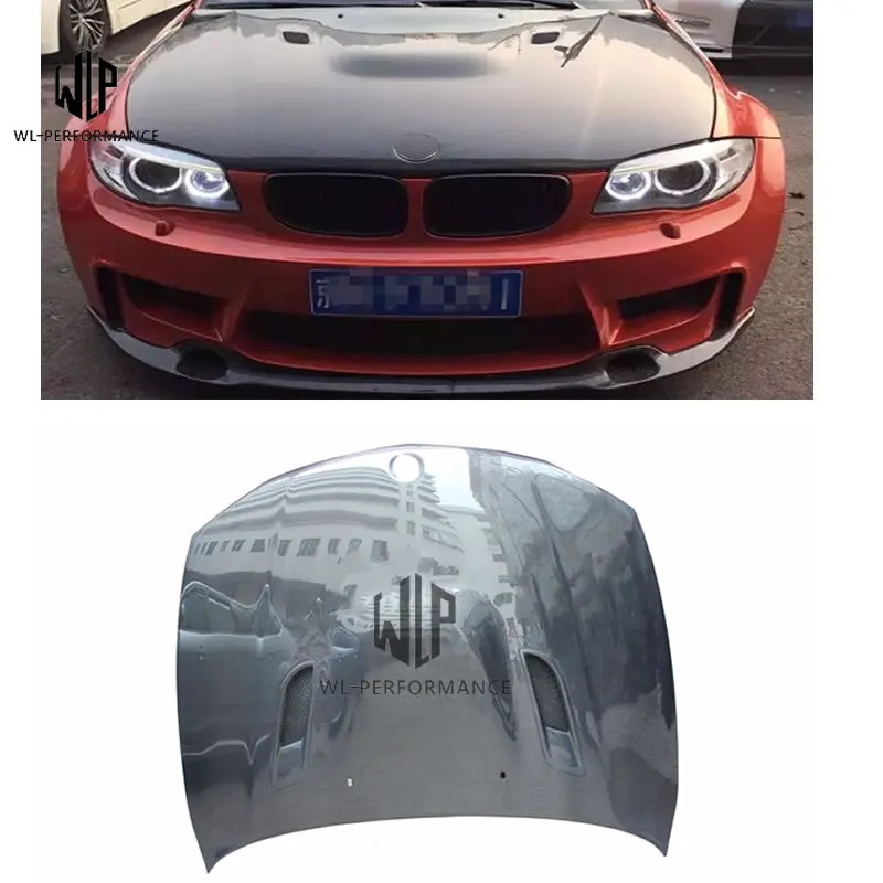 1 серия E82 углеродная заглушка из волокна капот M3 стиль кузова автомобиля