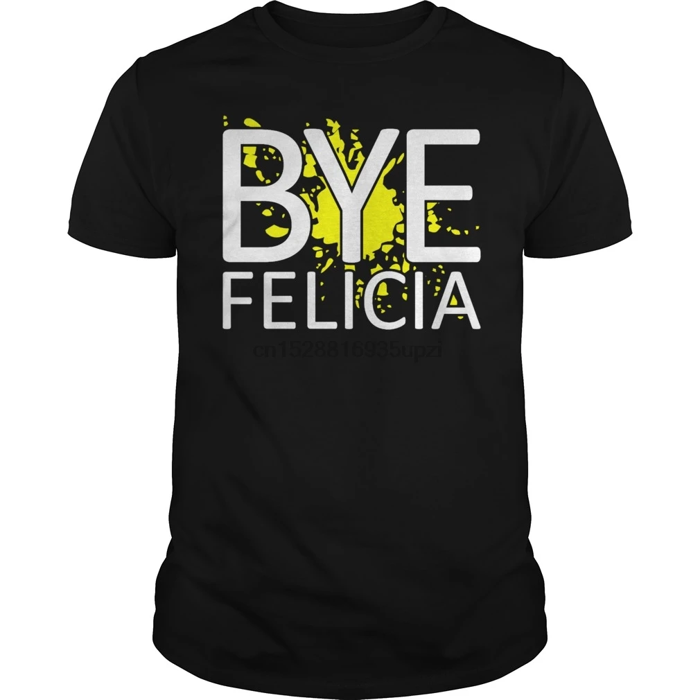 Мужская футболка с коротким рукавом забавная bye felicia крутая женская
