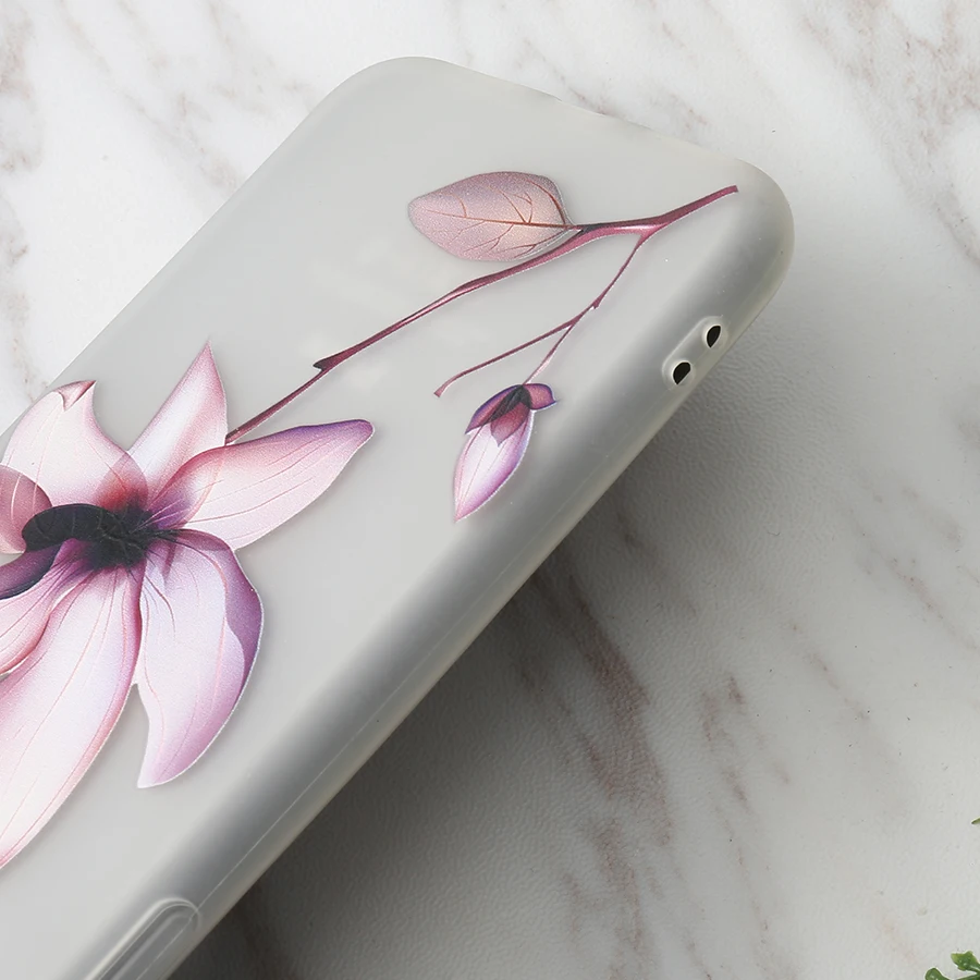 Рельефный чехол Lotus Flower для Samsung Galaxy J3 J5 J7 2015 2016 2017 EU S10 Plus S10E M10 M20 A10 мягкий
