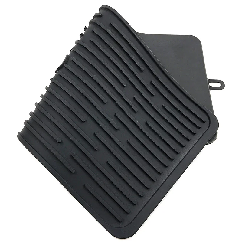 Силиконовый сливной коврик Многофункциональный сушильный складной