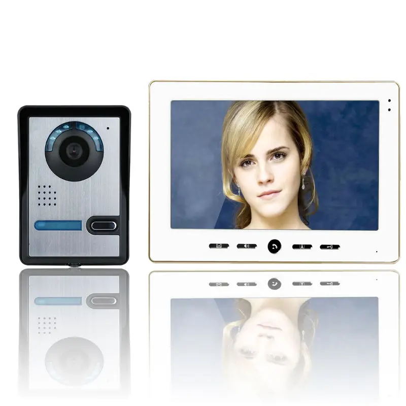 

10 inch TFT LCD Monitor Wired Video Door Phone Doorbell Intercom System