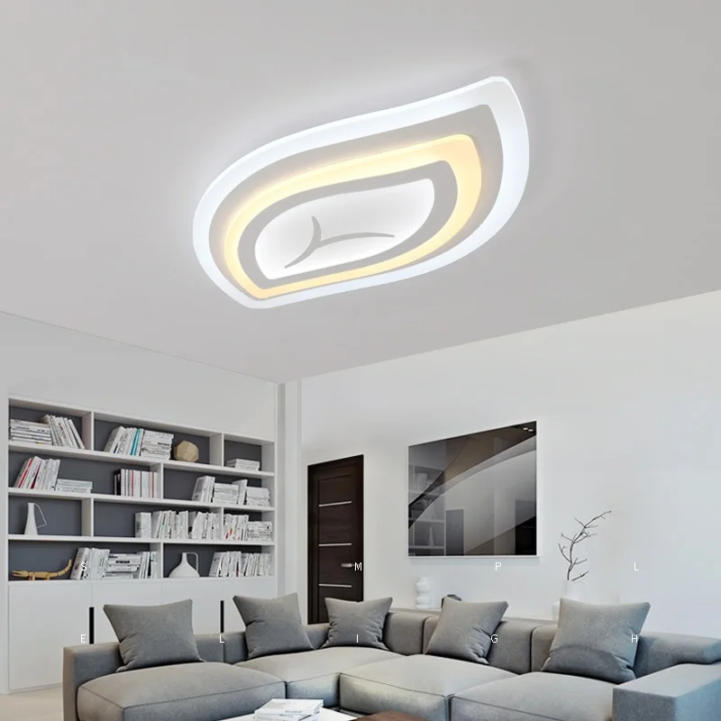 

Creative personality children's room bedroom living room LED leaf ceiling lamp Nordic modern minimalist led Ceiling lights