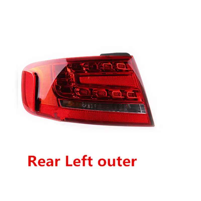 REAR LEFT OUTER 8K5945093B 8K5945094B 8K5945095B 8K5945096B для Audi A4 B8 2008-2012 задний правый левый внутренний внешний боковой задний светильник светодиодный тормозной фонарь - Цвет: REAR LEFT OUTER
