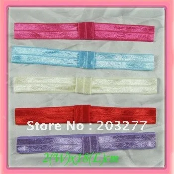 Оптовая продажа-2 см широкий Блестящий эластичный ободок для малышей 60 шт./лот 10