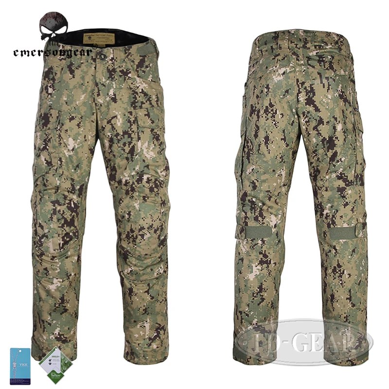 Emersongear Combat Assault Pants Tactical Military bdu Trousers with Knee Pad AOR2 EM9315 | Спорт и развлечения