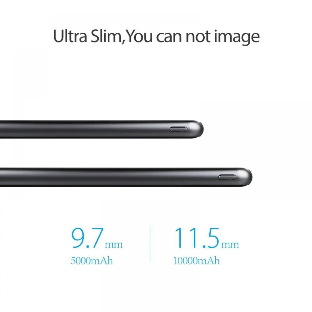 5000 мАч банк питания зарядное устройство портативное литий-полимерное двойное USB