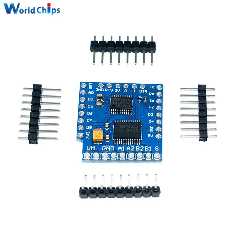 1 комплект моторный экран для WeMos D1 Mini TB6612FNG Wemos I2C два двигателя драйвер модуль