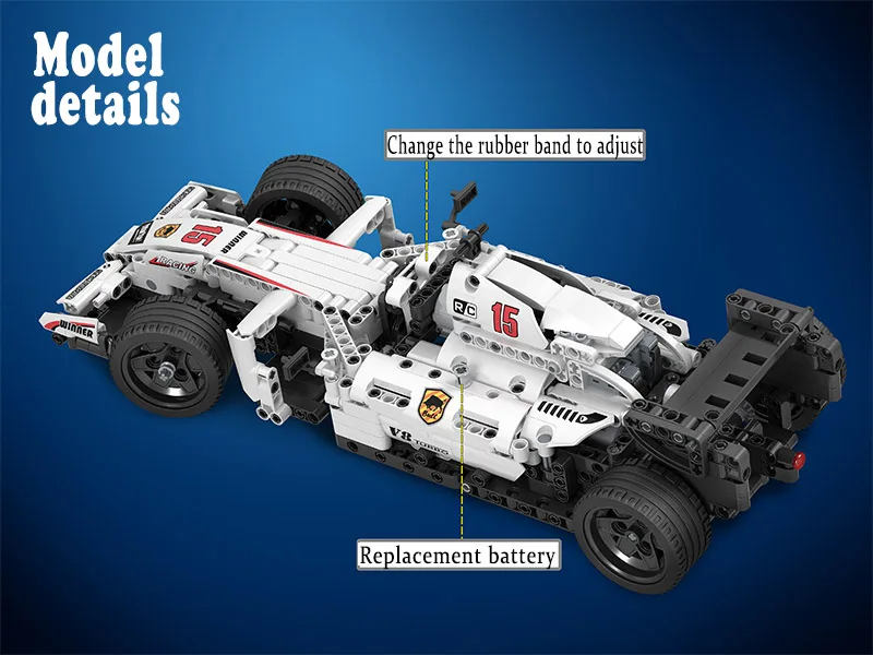 MOC F1 пульт дистанционного управления 2,4 ГГц технология лего technic Creator модель строительные блоки кирпичи техник игрушки для детей
