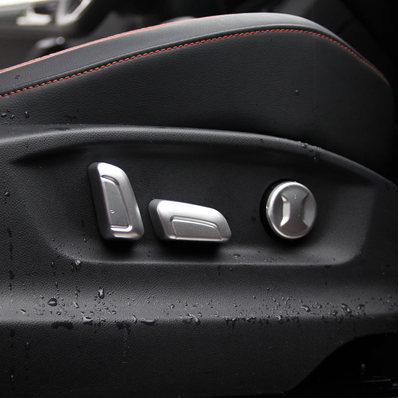 

For T-Roc TROC 2017 2018 ABS Matte Car Seat adjustment Switch Cover Trim accessories car styling 6 PCS/SET