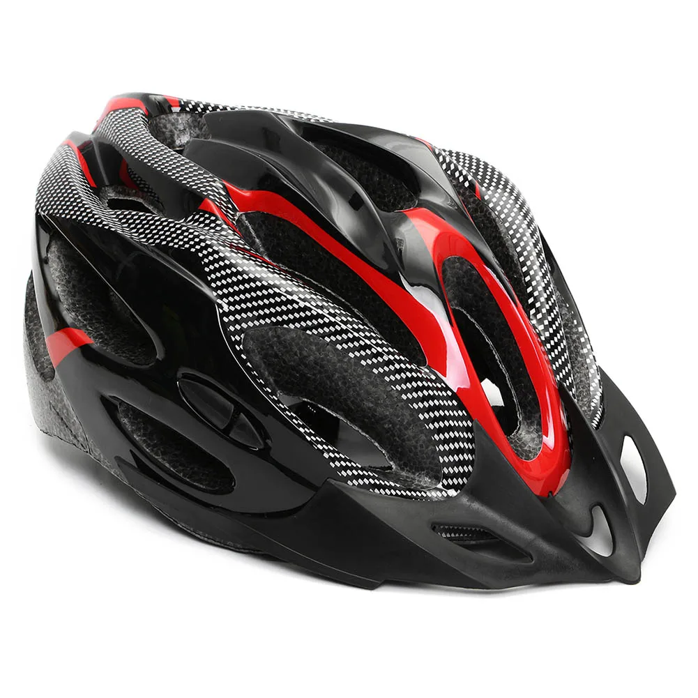 Newly Safety Adjustable Bicycle Bike Adult Helmet Carbon Fibre Cycling Road Mountain Ridding Accessories C55K Sale | Спорт и