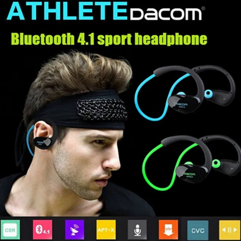 Bluetooth наушники Dacom Athlete Беспроводные спортивные стерео Музыкальная гарнитура с