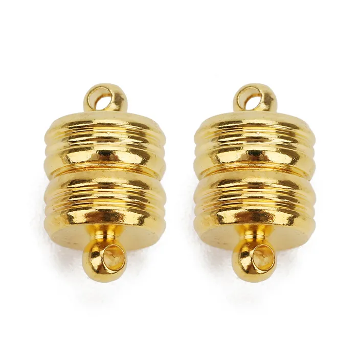 Gold F7687 Fostfo 5 шт./лот Магнитная застежка крючки ювелирные изделия застежки концевые колпачки Ожерелье Браслеты застежка Разъемы для изготовления ювелирных изделий - Цвет: Gold F7687