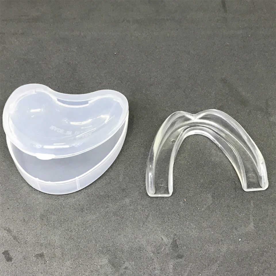 SUOTF Boxing Sports Gauges Adult Silicone Cloth Teeth Toothbrush Tiger Muay Thai Protect teeth gum shields mma mouth guard box | Спорт и