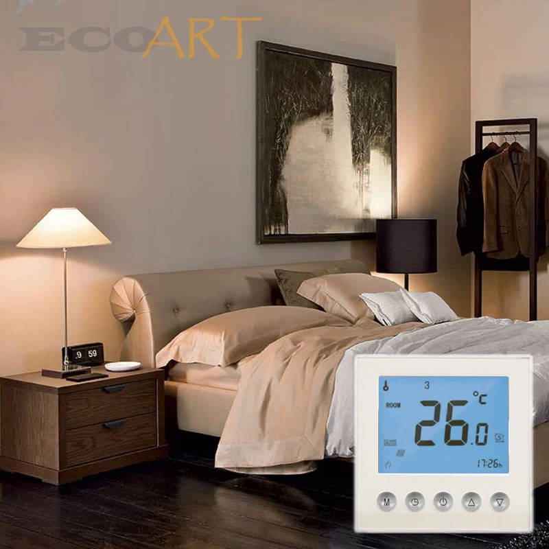 WiFi Controller Heating Thermostat 7 Days Programmable With Backlight App Remotely Control | Бытовая техника