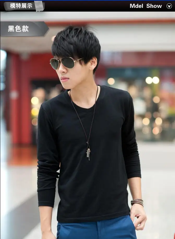 2016 Новый Человек Футболка Подходит Случайные Футболки Мужчин С Длинными