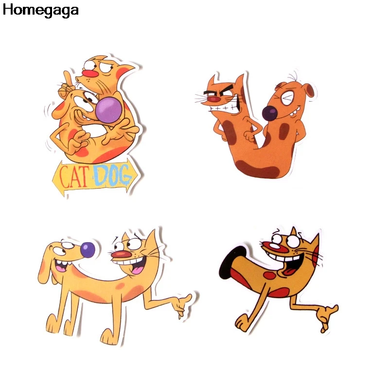 Homegaga 14 шт. мультфильм Catdog diy милый Косплей печать Декор стены тетрадь телефон ноутбук велосипед Скрапбукинг наклейка наклейки D2007
