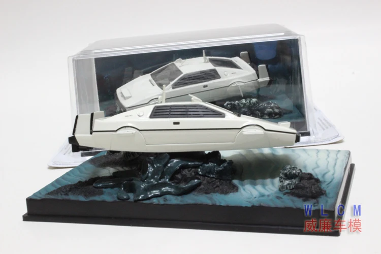 1/43 Scale Diecast Model Car Lotus Cars 007 Series Movie Diving Vehicle Modeling Static Collection Gift