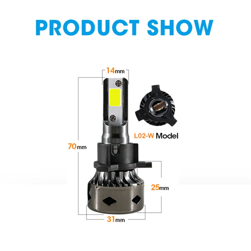 

CARLitek For kia sportage H7 6000K Led Bulb Lamp 72w 12000LM Car Led Headlight Kits Fog Light Auto Headlamp Canbus no error