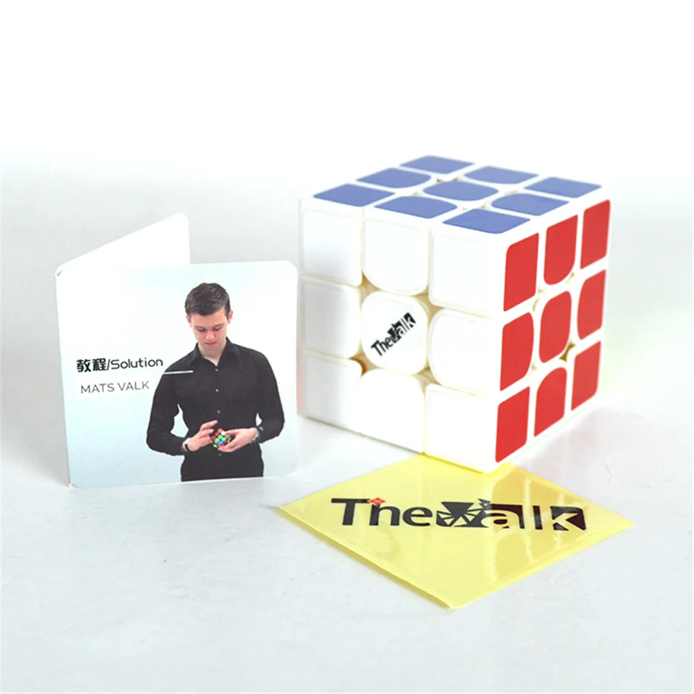 QiYi 3*3*3 Valk3/POWER M Магнитная скоростная головоломка кубик Valk 3 Профессиональные