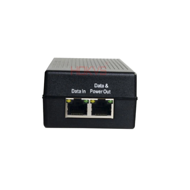 Hokvs 30 Вт poe инжектор Gigabit 1 CH PoE коммутатор DC48V 12 В 2A поддержка IEEE802.3at AF для