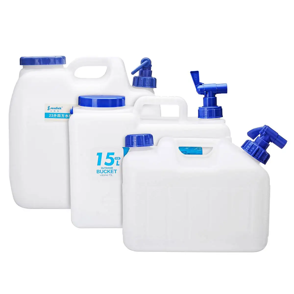 Портативный походный автомобильный водный баллон контейнер с ручкой