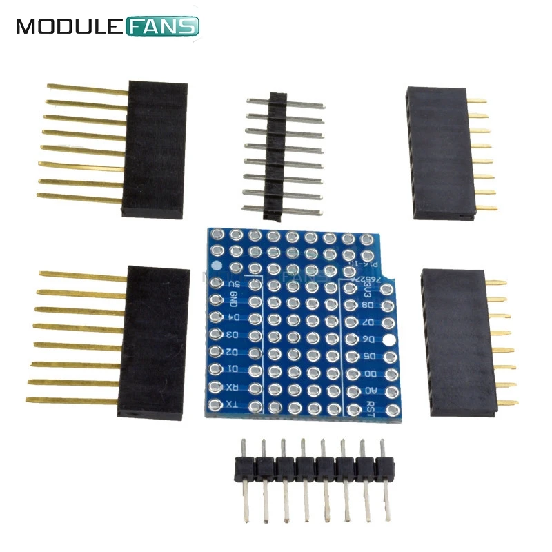 Щит для печатной платы WeMos D1 Mini двухсторонний модуль удлинительная плата