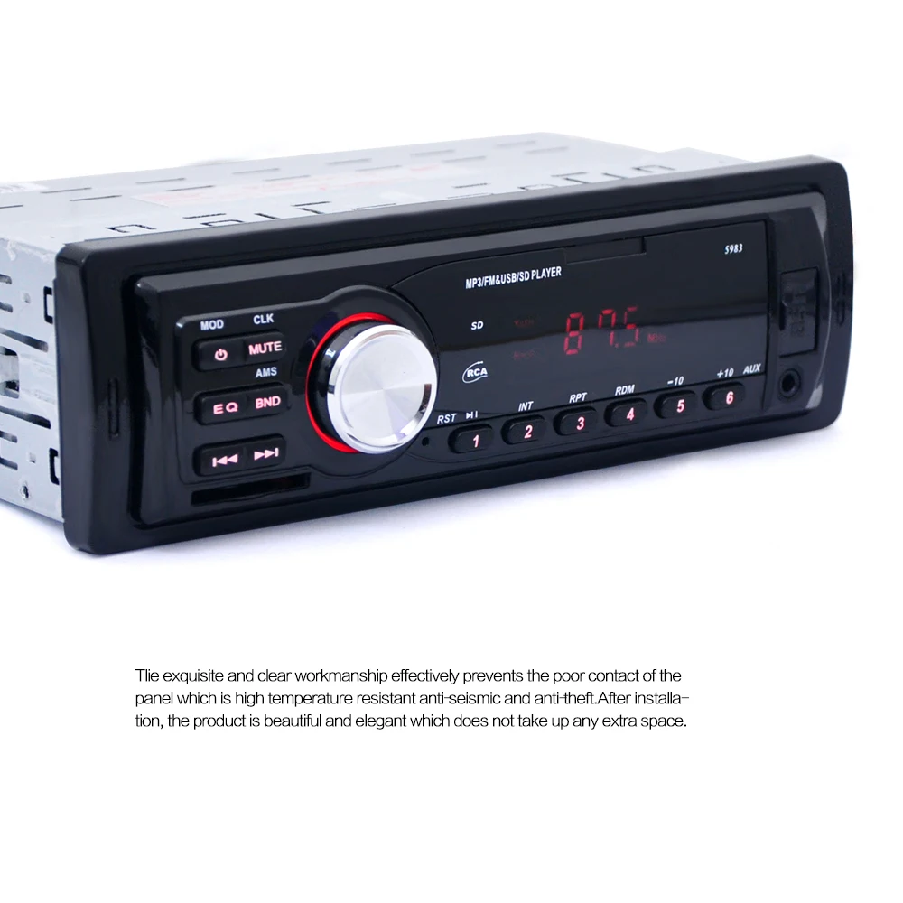 1Din 12 в автомобильный Радио Классический FM ретро радио плеер Bluetooth стерео MP3 USB SD Автомобильный плеер u-диск подключаемый Радио DVD машина