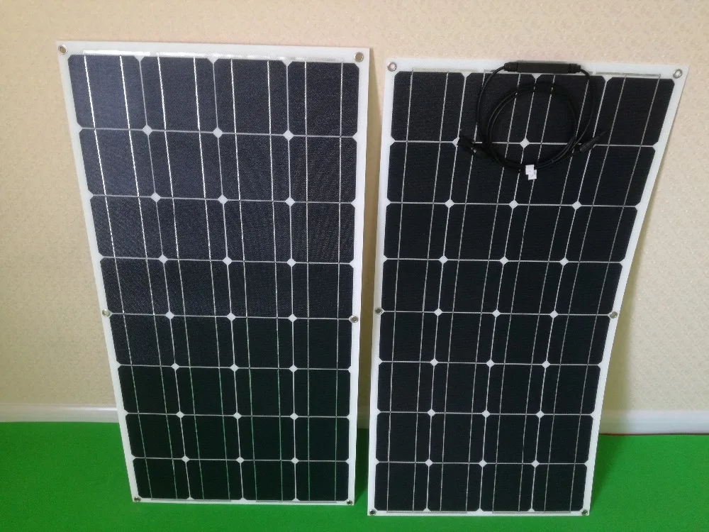 Гибкая солнечная панель ETFE 100 Вт с задней распределительной коробкой или