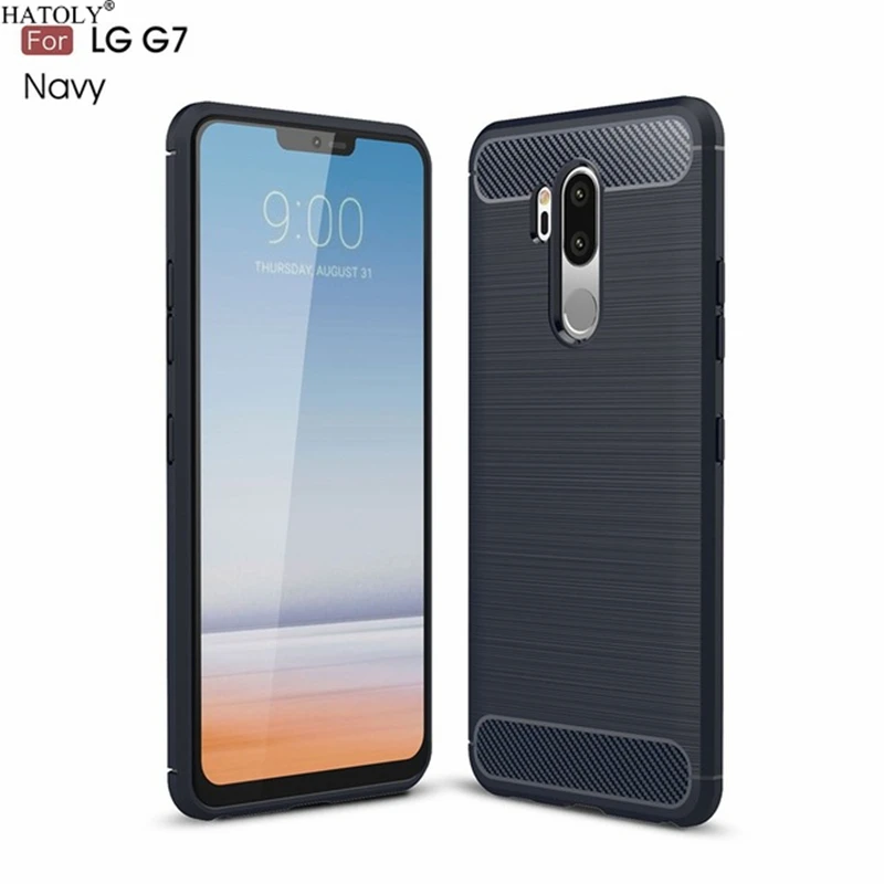 Защитный чехол HATOLY для LG G7 противоударный мягкий силиконовый из ТПУ + G710EM 6 1