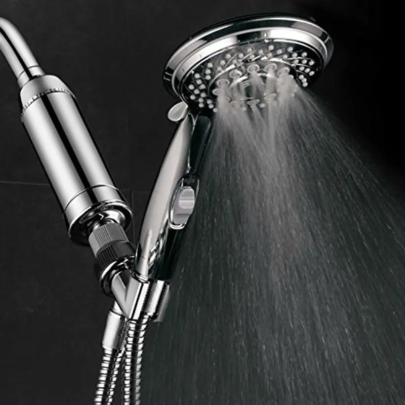 Фильтр для воды KDF фильтр душа с двумя дополнительными картриджами удаления 98%