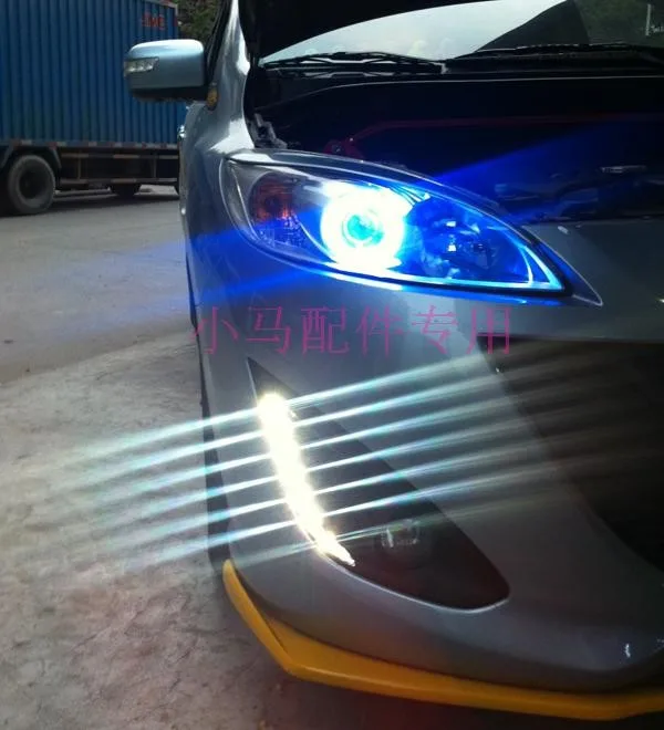 Светодиодный ные дневные ходосветильник DRL для mazda 5 201 12 с диммером и