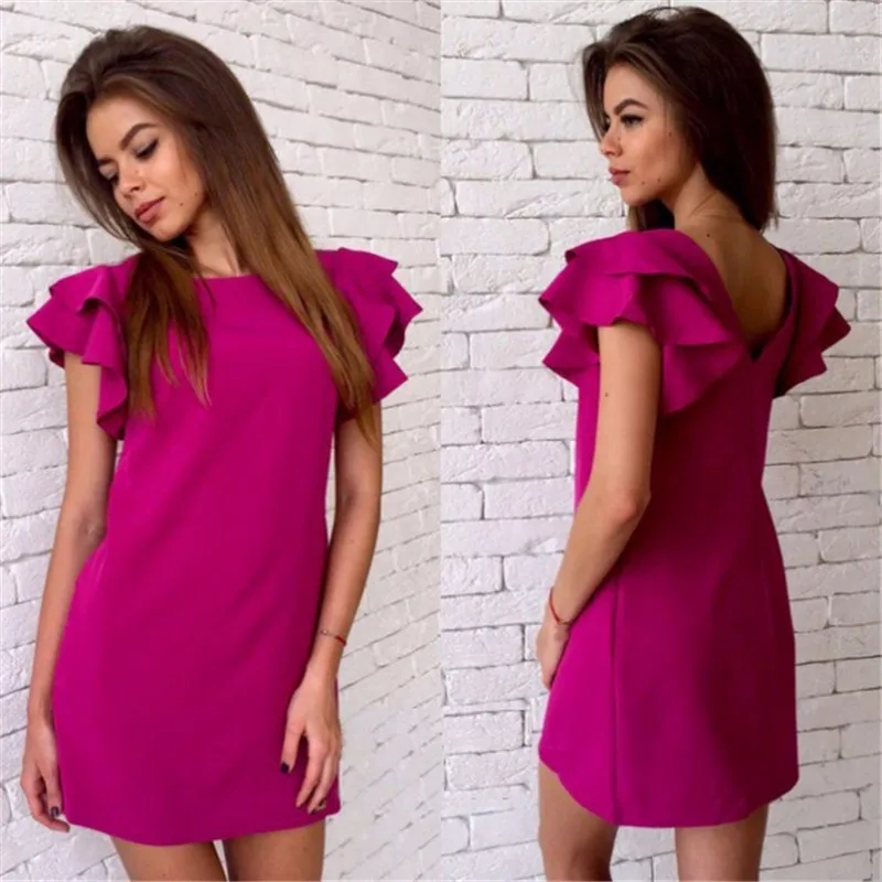 Vestidos Mujer Verano 2016 Женщины Урожай С Коротким Рукавом Летнее Платье Бабочка Пляж