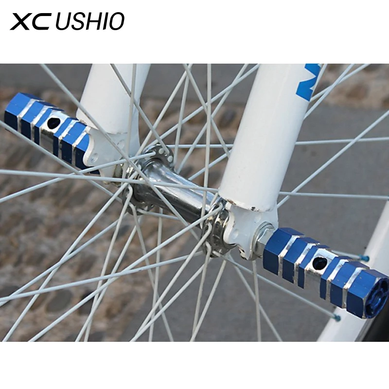 1 пара педали для велосипеда педаль на ось зубчатая фиксация горных велосипедов и шоссейных высокопрочный