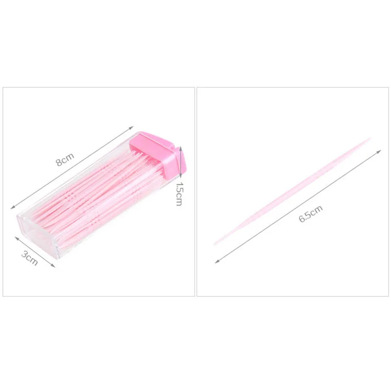 50 шт./кор. 2 полосная стоматологический для ротовой полости Палочки s зуб ухода за